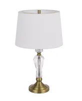 25" Height Metal Table Lamp Set