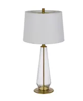 31" Height Glass Lamp Set