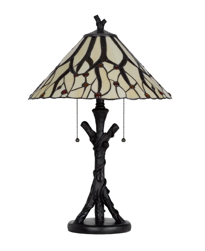 24" Height Metal and Resin Table Lamp