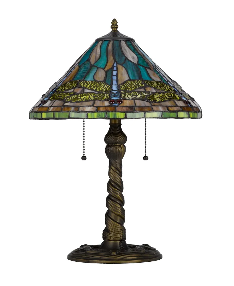 23.5" Height Metal and Resin Table Lamp