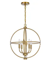 Sheffield 21" Height Metal Chandelier