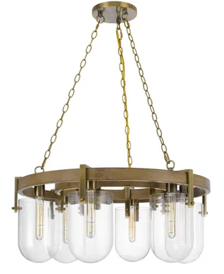 Stovall 6 Light 14" Height Metal Chandelier