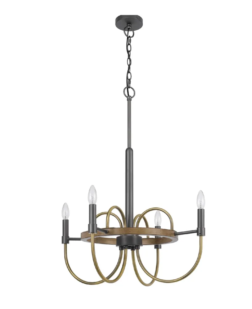 Seagrove 4 Light 29" Height Metal Chandelier