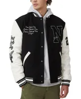 Cotton On Men's Varsity Bomber Jacket