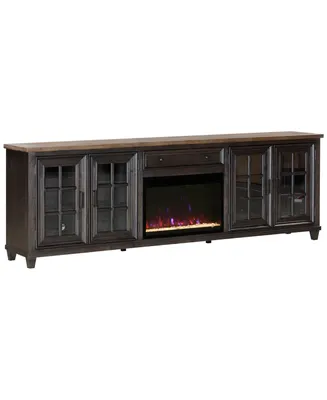 96" Dawnwood 2PC Tv Console Set (96" and Fireplace)