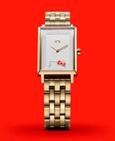 Mvmt Women's Signature Square Hello Kitty Gold-Tone Stainless Steel Watch 24mm