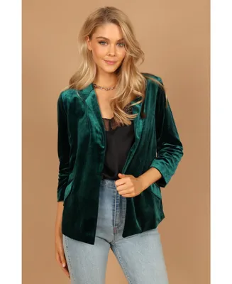 Petal and Pup Women's Vera Velvet Blazer