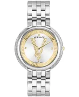 Versace Women's Swiss Thea Stainless Steel Bracelet Watch 38mm