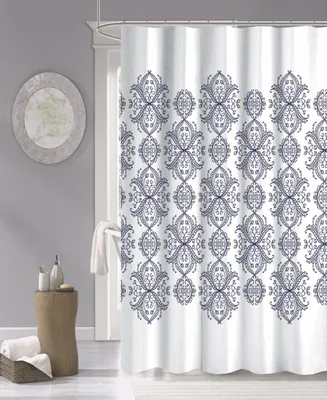 Dainty Home Royale 100% Cotton Shower Curtain, 72" x 70"