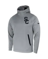 Men's Nike Gray Usc Trojans 2-Hit Performance Pullover Hoodie