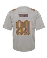 Big Boys Nike Chase Young Gray Washington Commanders Atmosphere Fashion Game Jersey