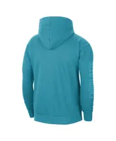 Men's Jordan Teal Charlotte Hornets Courtside Statement Edition Pullover Hoodie