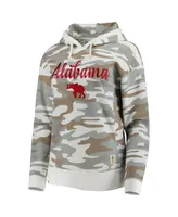 Women's Pressbox Camo Alabama Crimson Tide San Pablo Pullover Hoodie