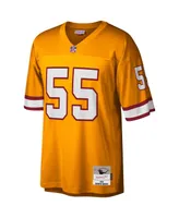 Men's Mitchell & Ness Derrick Brooks Orange Tampa Bay Buccaneers Big and Tall 1995 Legacy Retired Player Jersey