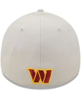 Men's New Era Gray Washington Commanders Wordmark Essential 39THIRTY Flex Hat