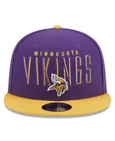 Men's New Era Purple, Gold Minnesota Vikings Headline 9FIFTY Snapback Hat