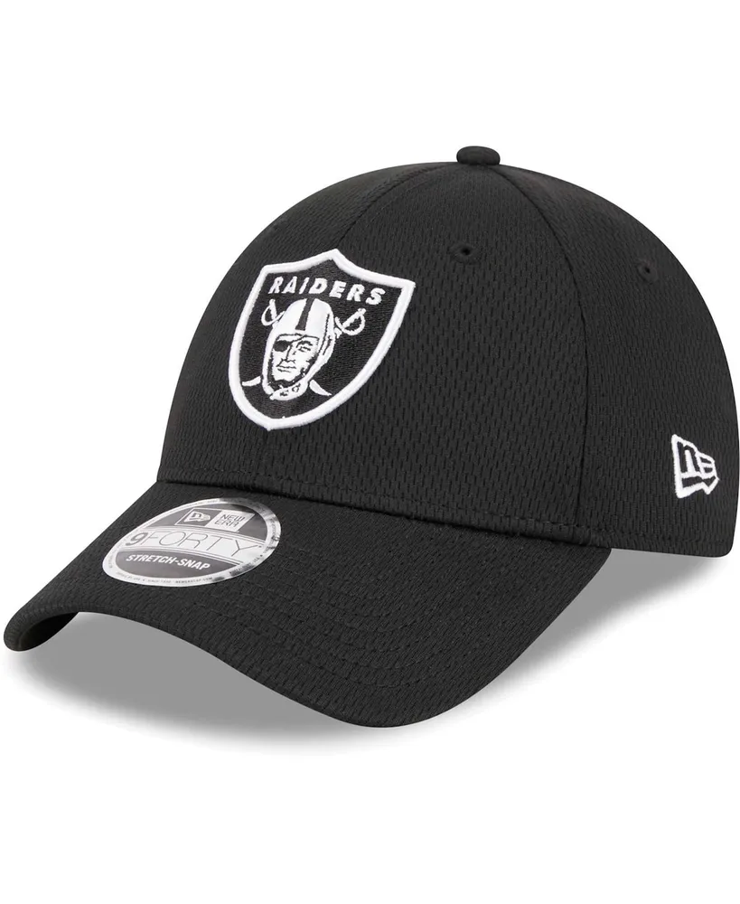 Men's New Era Black Las Vegas Raiders Main B-Dub 9FORTY Adjustable Hat