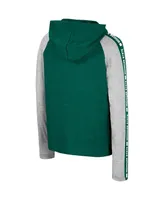 Big Boys Colosseum Green Michigan State Spartans Ned Raglan Long Sleeve Hooded T-shirt