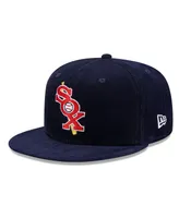 Men's New Era Navy Chicago White Sox Throwback Corduroy 59FIFTY Fitted Hat