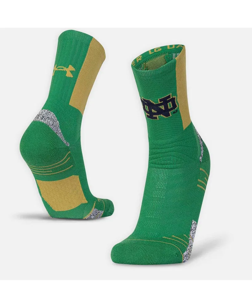 Men's Under Armour Notre Dame Fighting Irish Playmaker Crew Socks