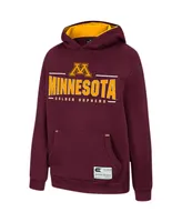 Big Boys Colosseum Maroon Minnesota Golden Gophers Lead Guitarists Pullover Hoodie