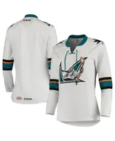 Women's Ccm White San Jose Barracuda Premier Away Jersey