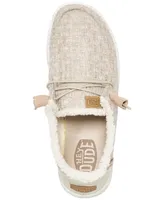 Hey Dude Women's Wendy Warmth Slip-On Casual Sneakers from Finish Line