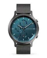 Lilienthal Berlin Men's Myth Chronograph Gunmetal Stainless Steel Mesh Watch 42mm