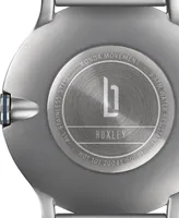 Lilienthal Berlin Unisex Huxley Silver Silver-Tone Stainless Steel Mesh Watch 40mm