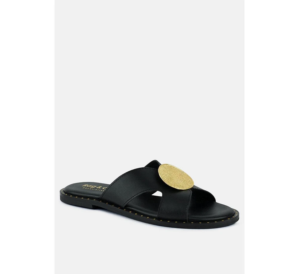 Eudora Womens Embellished Slip-on flats