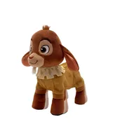 Disney Wish Walk 'N Talk Valentino Plush Fainting Goat, 11" Interactive Plush Toy, Stuffed Animal with Sounds and Motion