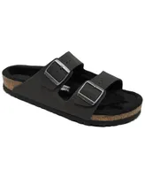 Birkenstock Men's Arizona Shearling Microfiber Sandals from Finish Line