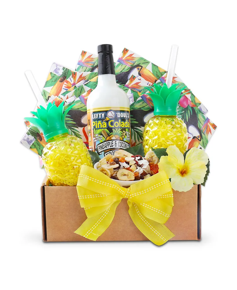 Alder Creek Gift Baskets It's Sunny Somewhere Pina Colada Gift