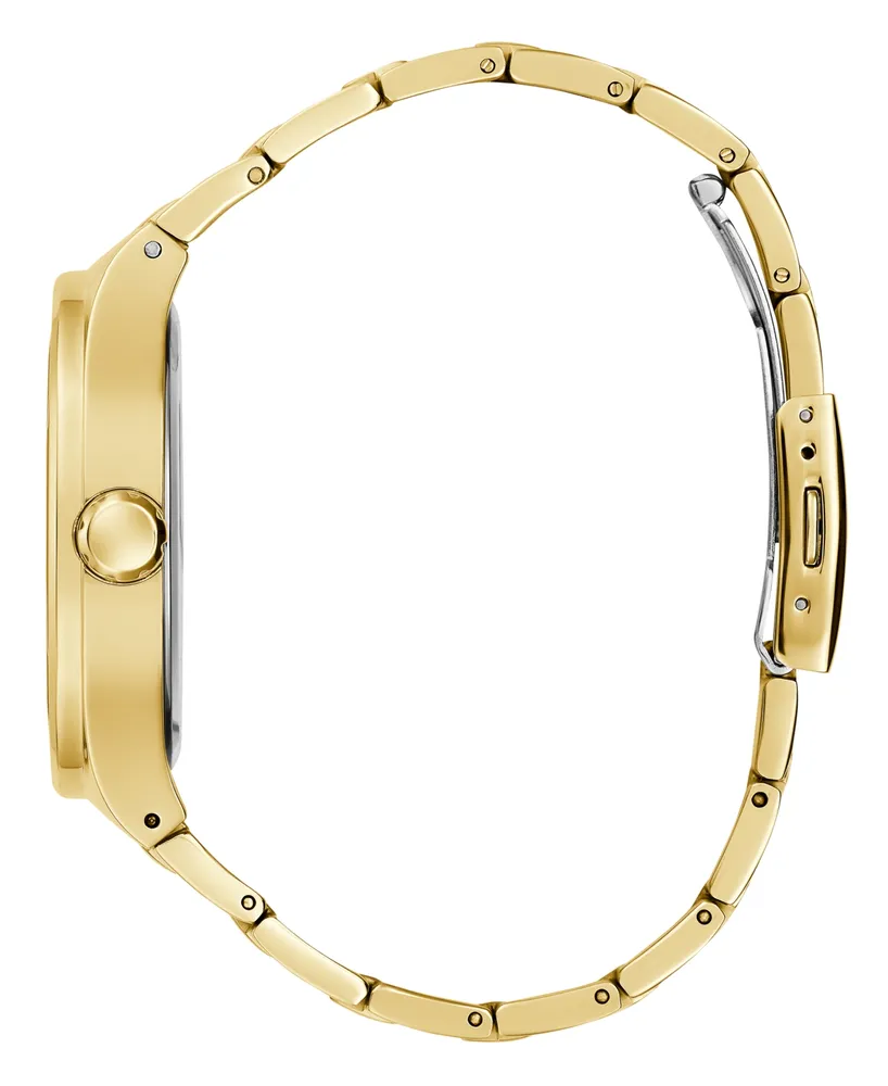 Guess Men's Analog -Tone Stainless Steel Watch 42mm