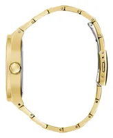 Guess Men's Analog Gold-Tone Stainless Steel Watch 42mm - Gold
