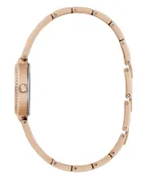 Guess Women's Analog Rose Gold-Tone Stainless Steel Watch 27mm