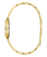 Guess Women's Analog Gold-Tone Stainless Steel Watch 27mm