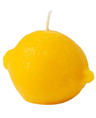 Lemon Shaped Scented Candle - Yellow