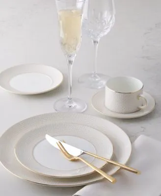Wedgwood Gio Dinnerware Waterford Lismore Essence Glassware Lenox Portola Flatware
