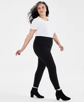 Style & Co Plus Pull-On Ponte Knit Pants, Created for Macy's