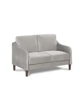 Peter 51.5" Velvet Loveseat