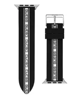 Guess Men's Black Silicone Apple Watch Strap 42mm-44mm