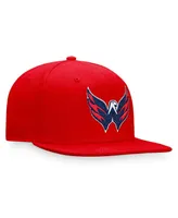 Men's Fanatics Red Washington Capitals Core Primary Logo Fitted Hat