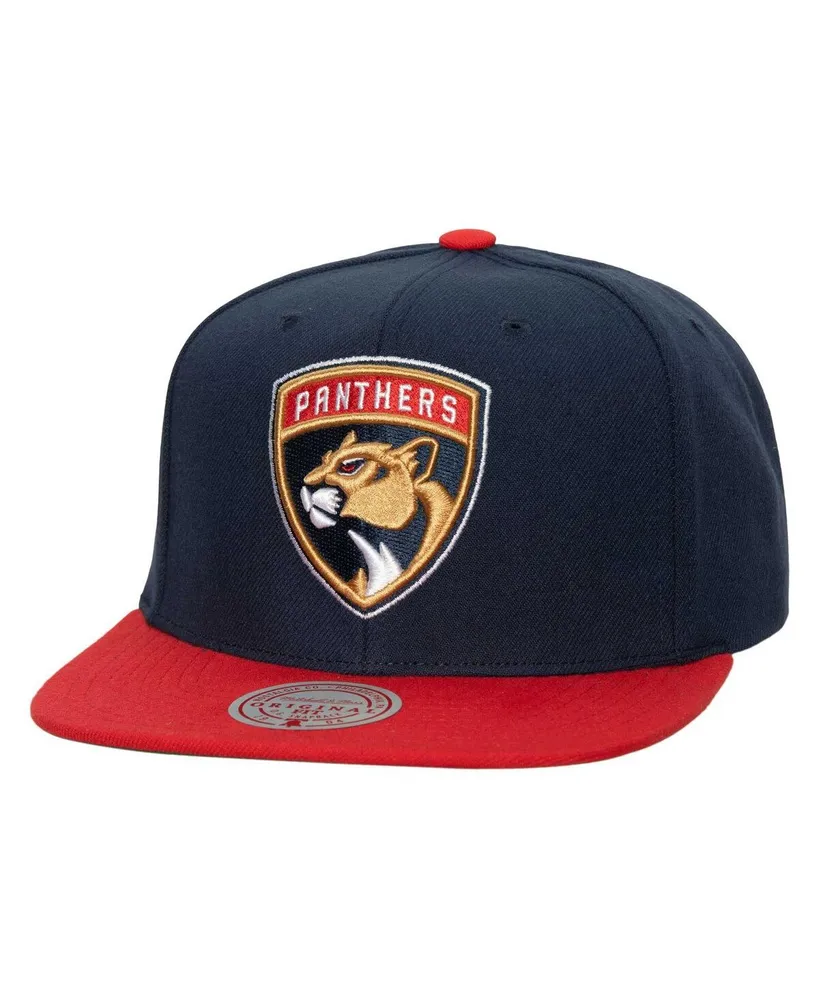 Men's Mitchell & Ness Navy Florida Panthers Core Team Ground 2.0 Snapback Hat