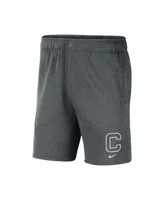 Men's Nike Gray Clemson Tigers Fleece Shorts