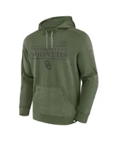 Men's Fanatics Olive Oklahoma Sooners Oht Military-Inspired Appreciation Stencil Pullover Hoodie