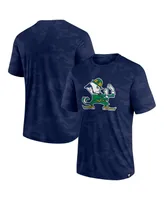 Men's Fanatics Navy Notre Dame Fighting Irish Camo Logo T-shirt