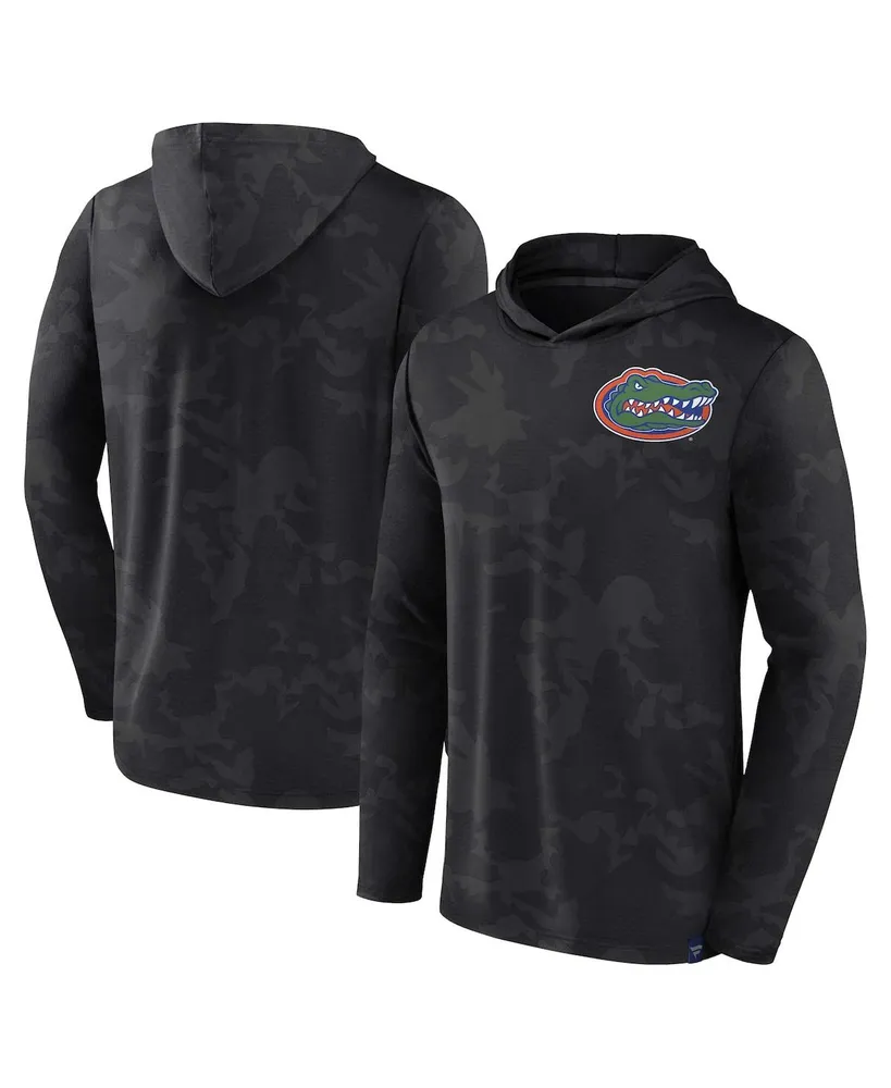 Men's Fanatics Black Florida Gators Camo Hoodie Long Sleeve T-shirt