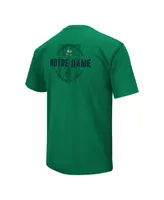 Men's Colosseum Kelly Green Notre Dame Fighting Irish Oht Military-Inspired Appreciation T-shirt