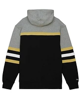 Men's Mitchell & Ness Black Colorado Buffaloes Head Coach Pullover Hoodie